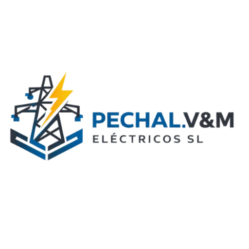 logo para electricista ilustrado azul y amarillo removebg preview